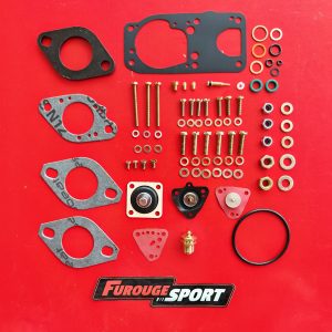 c1- Kit N°3 révision carbu Solex 32 DIS+visserie bichromaté -Top complet